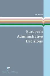 Omslag van European Administrative Decisions