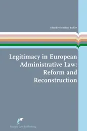 Omslag van Legitimacy in European Administrative Law