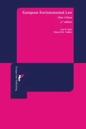 Omslag van European environmental law