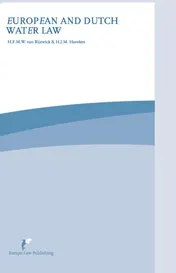 Omslag van European an Dutch water law