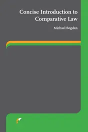 Omslag van Concise introduction to comparative law