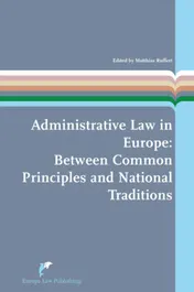 Omslag van Administrative Law in Europe
