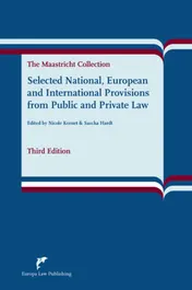 Omslag van Selected National, European and International Provisions from Public and Private Law