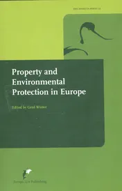 Omslag van Environmental and property protection in Europe