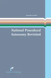 Omslag van National procedural autonomy revisited