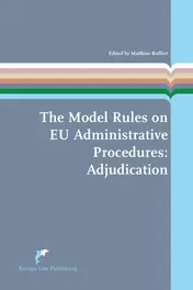 Omslag van The model rules on EU administrative procedures