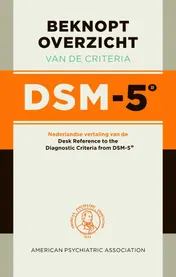 Omslag van Beknopt overzicht van de criteria DSM-5