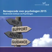 Omslag van Beroepscode voor psychologen 2015