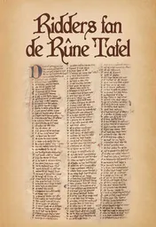 Omslag van Ridders fan de Rûne Tafel
