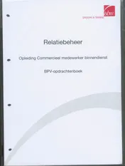 Omslag van BPV-Opdrachtenboek