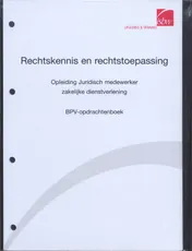 Omslag van BPV-opdrachtenboek