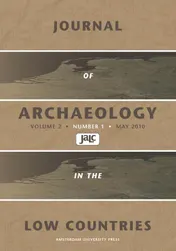 Omslag van Journal of Archaeology in the Low Countries 2010 - 1
