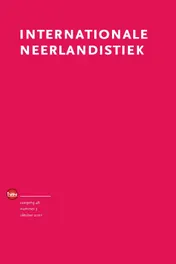 Omslag van Internationale Neerlandistiek