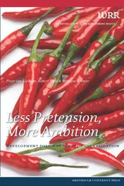 Omslag van Less pretension, more ambition