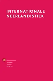 Omslag van Internationale Neerlandistiek