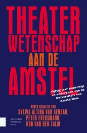 Omslag van Theaterwetenschap aan de Amstel