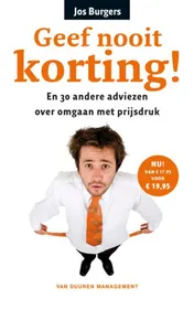 Omslag van Geef nooit korting