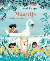 Omslag van Maantje schrijft een boek