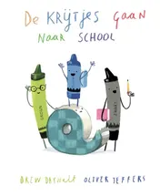 Omslag van De krijtjes gaan naar school