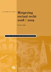 Omslag van Wetgeving sociaal recht 2008/2009