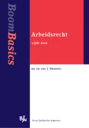 Omslag van Boom Basics Arbeidsrecht