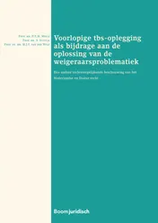 Omslag van Voorlopige tbs-oplegging als bijdrage aan de oplossing van de weigeraarsproblematiek