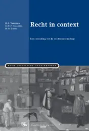 Omslag van Recht in context