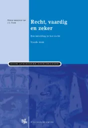Omslag van Recht, vaardig en zeker