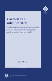 Omslag van Vormen van subsidiariteit