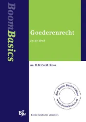 Omslag van Goederenrecht