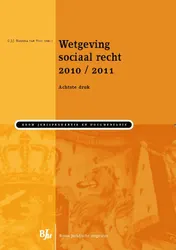 Omslag van Wetgeving sociaal recht 2010/2011
