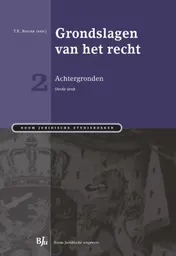 Omslag van Grondslagen van het recht 2: Achtergronden