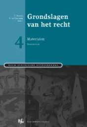 Omslag van Grondslagen van het recht 4: Materialen