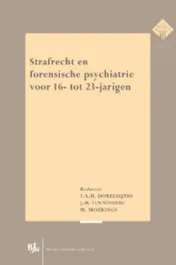 Omslag van Strafrecht en forensische psychiatrie voor 16- tot 23 jarigen