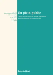 Omslag van En plein public
