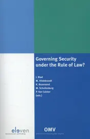 Omslag van Governing security under the rule of law?