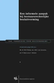 Omslag van Informele bestuurlijke geschiloplossingen