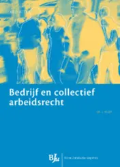 Omslag van Bedrijf en collectief arbeidsrecht