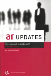 Omslag van Rechtspraak arbeidsrecht AR Updates 2010