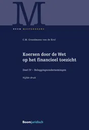 Omslag van Deel IV - Beleggingsondernemingen