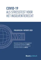 Omslag van Covid-19 als stresstest voor het insolventierecht
