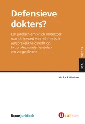 Omslag van Defensieve dokters?