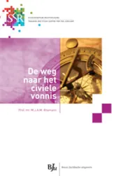 Omslag van De weg naar het civiele vonnis