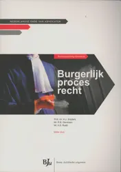 Omslag van Burgerlijk procesrecht