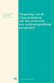Omslag van Vergroting van de slagvaardigheid van het strafrecht