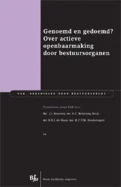 Omslag van Genoemd of gedoemd?