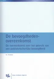 Omslag van De bevoegdhedenovereenkomst