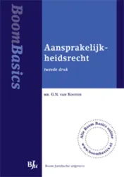 Omslag van Aansprakelijkheidsrecht