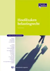 Omslag van Hoofdzaken belastingrecht