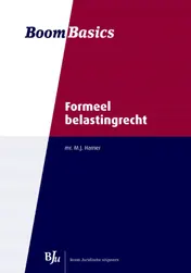 Omslag van Formeel belastingrecht